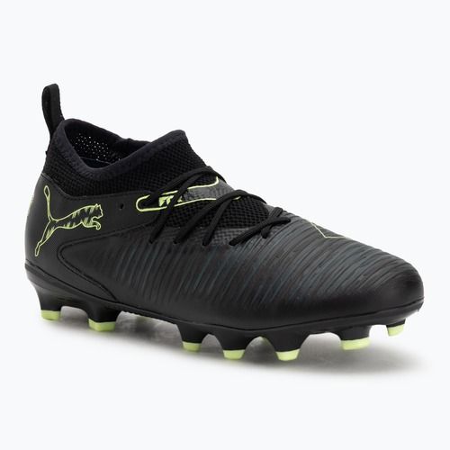 PUMA Future 8 Match FG/AG Jr bambini scarpe da calcio puma nero / luce frizzante / terreno verde