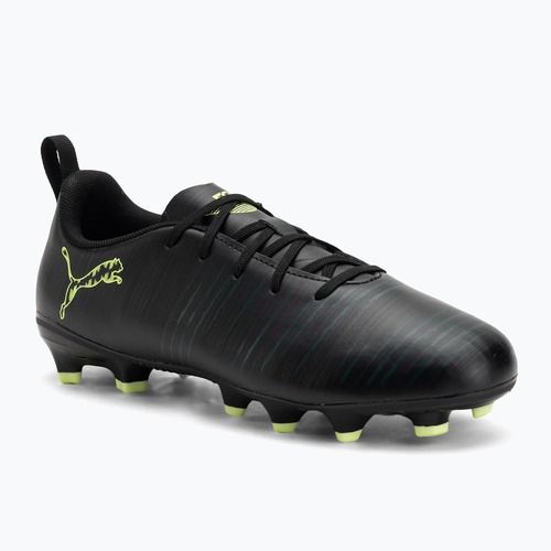PUMA Future 8 Play FG/AG Jr scarpe da calcio puma nero / luce frizzante / terreno verde