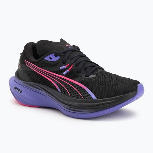 Scarpe da corsa donna PUMA Deviate Nitro 3 Digitokyo puma nero / rosa fluo pes