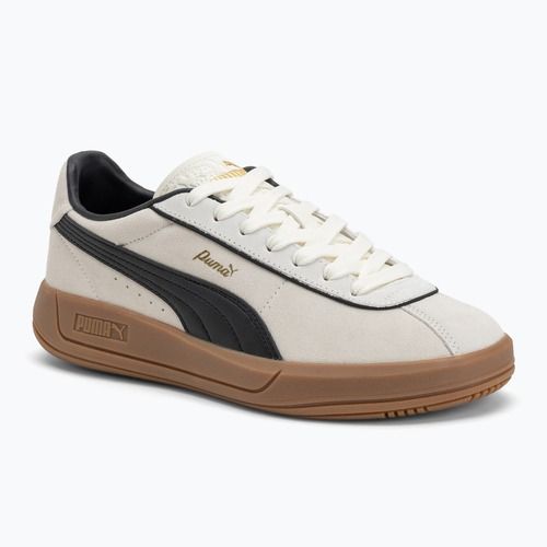 Scarpe da donna PUMA Club Klassika Suede bianco caldo/puma nero/puma oro