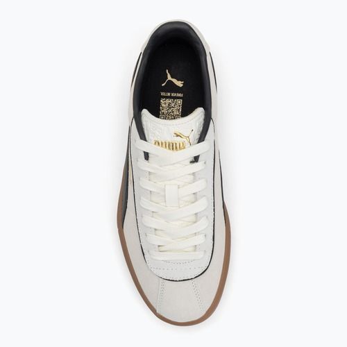 Scarpe da donna PUMA Club Klassika Suede bianco caldo/puma nero/puma oro