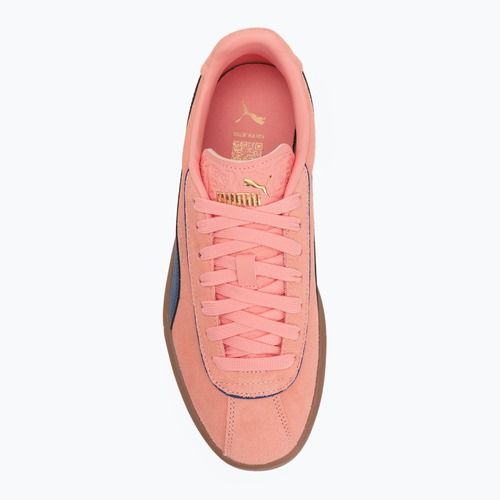 Scarpe da donna PUMA Club Klassika Suede rosa frutta/blu acceso/oro puma