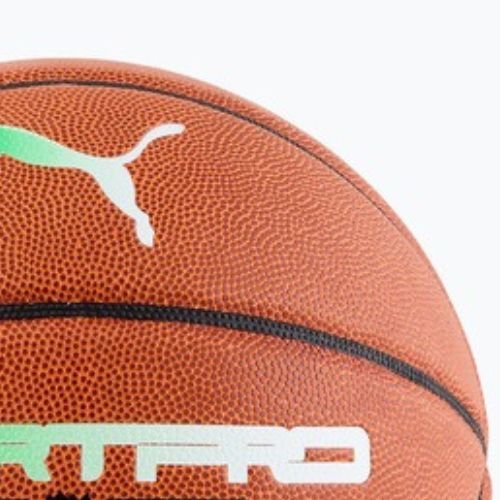 PUMA teamJAWS Court Pro Basket in pelle marrone/ombra scura numero 7