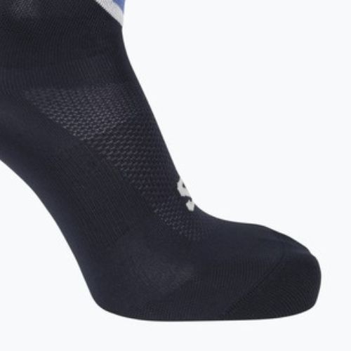 Salomon Pulse Calzini alla caviglia blu/carbonio/bianco
