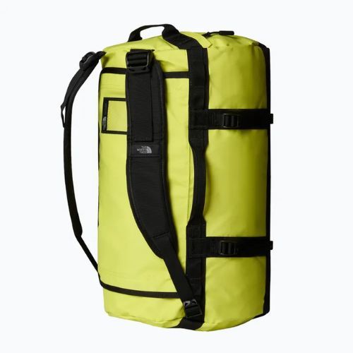 The North Face Base Camp Duffel S 50 l borsa da viaggio verde zolfo/tnf nero