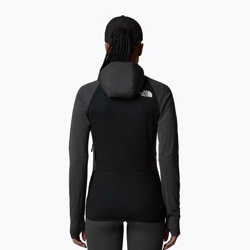 Felpa con cappuccio The North Face Bolt Polartec Donna grigio asfalto/nero tnf