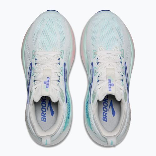 Scarpe da corsa da donna Brooks Glycerin GTS 22 bianco/limpet shell/amparo blu