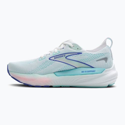 Scarpe da corsa da donna Brooks Glycerin GTS 22 bianco/limpet shell/amparo blu