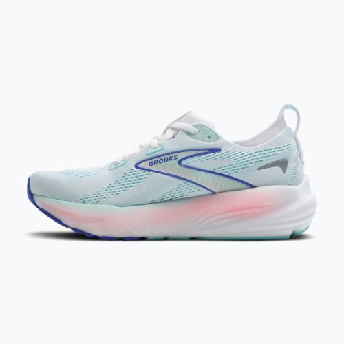 Scarpe da corsa da donna Brooks Glycerin 22 wide fit bianco/limpet shell/amparo blu