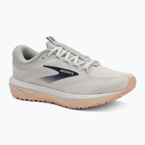 Brooks Revel 7 scarpe da corsa da donna oyster/bianco/tropical peach