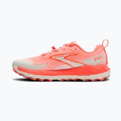 Brooks Cascadia 18 scarpe da corsa da donna ember/blue wash/flame