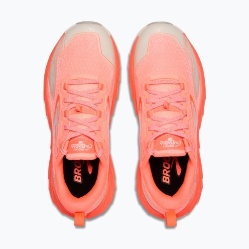 Brooks Cascadia 18 scarpe da corsa da donna ember/blue wash/flame
