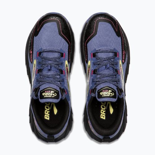 Brooks Cascadia 18 GTX scarpe da corsa donna grigio blu/nero/rosa