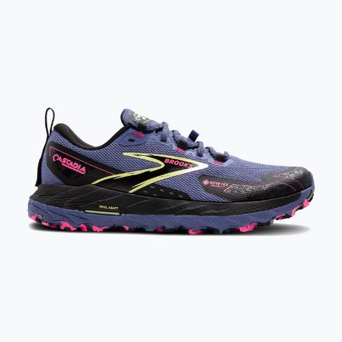 Brooks Cascadia 18 GTX scarpe da corsa donna grigio blu/nero/rosa
