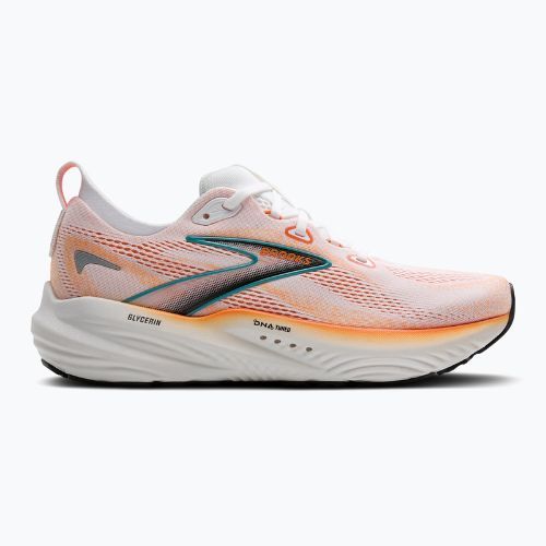 Brooks Glycerin 22 scarpe da corsa uomo bianco/arancio/verde blu ardesia