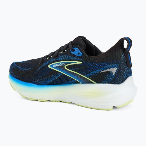 Scarpe da corsa da uomo Brooks Glycerin 22 nero/cobalto/giallo ghiaccio