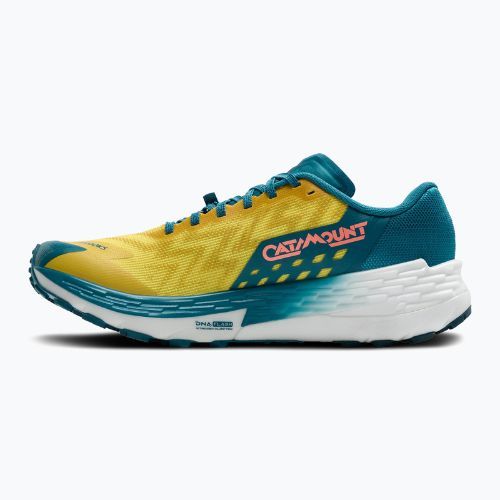 Brooks Catamount 4 scarpe da corsa uomo mela cotogna/celeste/neo ember