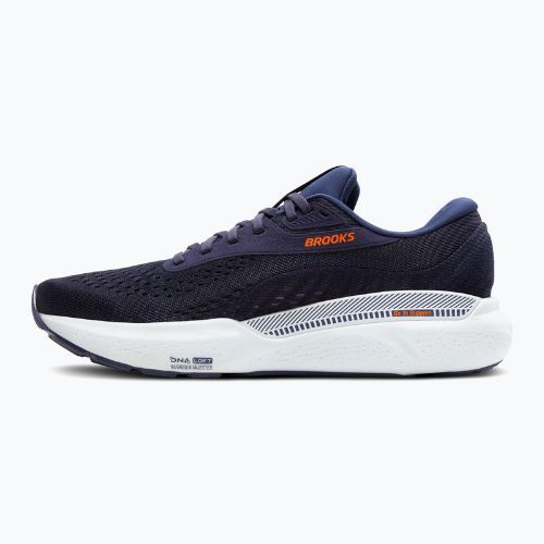 Brooks Adrenaline GTS 24 scarpe da corsa da uomo peacoat/arancio/bianco