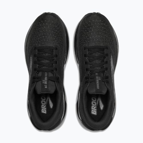 Scarpe da corsa da uomo Brooks Adrenaline GTS 24 nero/nero/ebano