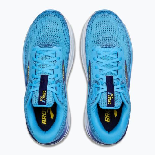 Brooks Ghost Max 2 scarpe da corsa da uomo bonnie blu/nastro blu/giallo