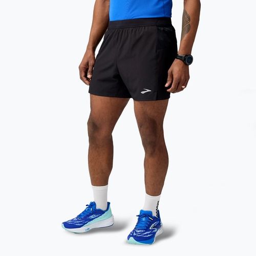 Pantaloncini da corsa Brooks Journey 5" da uomo, nero
