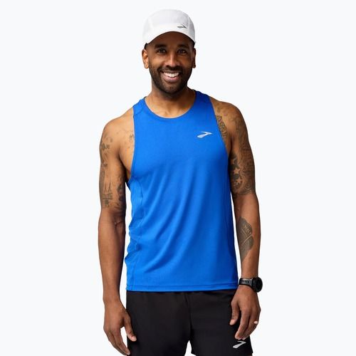 Canotta Brooks Atmosphere Singlet 3.0 da uomo neo blu