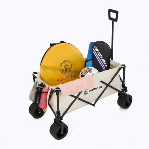 AQUASTIC Caro carrello pieghevole da trasporto beige