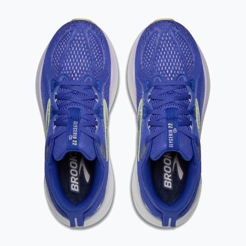 Scarpe da corsa da donna Brooks Glycerin 22 amparo blu/iper iris/giallo
