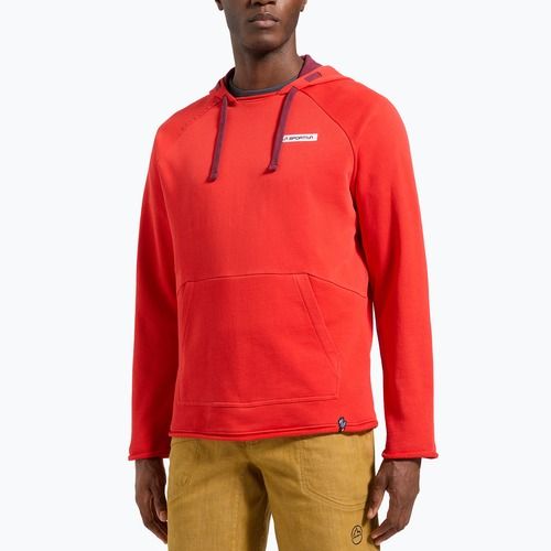 Felpa da uomo La Sportiva Telendos Hoody mountain red