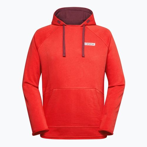 Felpa trekking uomo La Sportiva Telendos Hoody mountain red