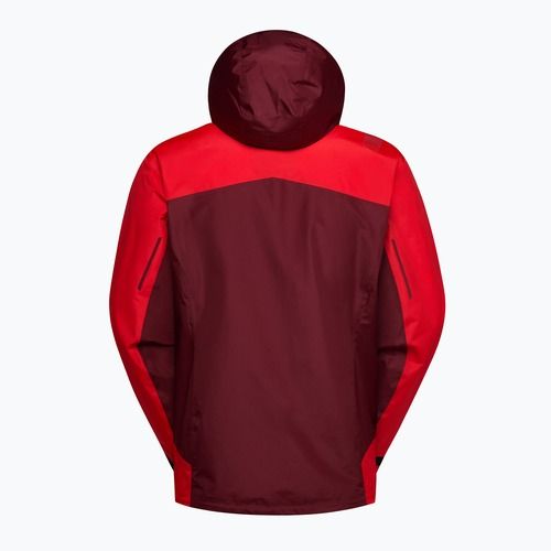 Giacca antipioggia da uomo La Sportiva Discover Shell mountain red/redwood
