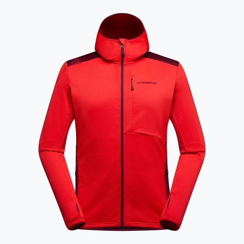 Felpa trekking da uomo La Sportiva Chill Thermal Hoody mountain red / redwood