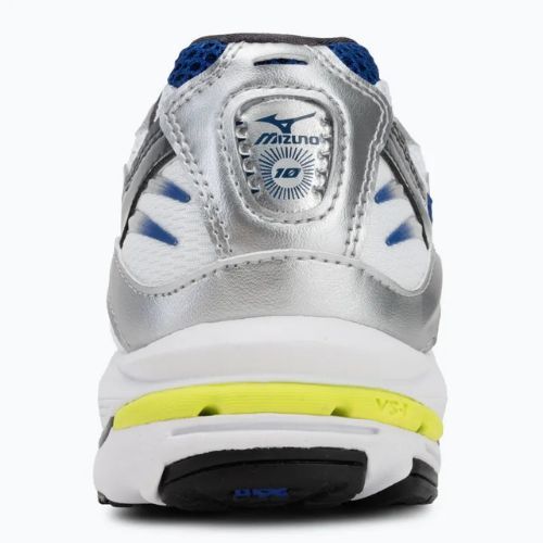 Scarpe da uomo Mizuno Wave Rider 10 bianco/argento/surf the web