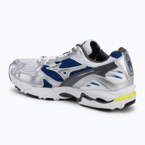Scarpe da uomo Mizuno Wave Rider 10 bianco/argento/surf the web