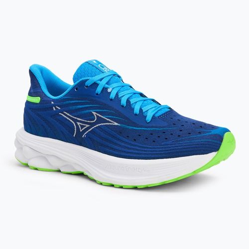 Scarpe da corsa da uomo Mizuno Wave Skyrise 6 reflex blu c/bianco/blu pace