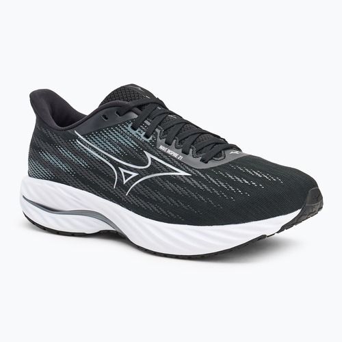 Scarpe da corsa da uomo Mizuno Wave Inspire 21 2E nero/argento/grigio metallizzato