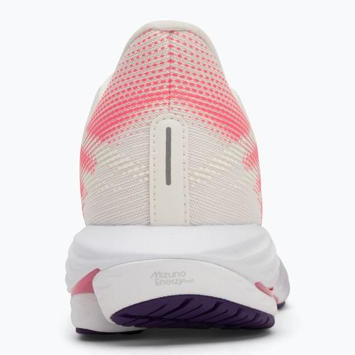 Scarpe da corsa da donna Mizuno Wave Rider 28 bianco neve/rosa camelia/vintage indigo