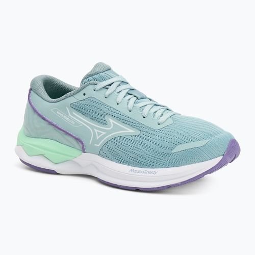 Scarpe da corsa da donna Mizuno Wave Revolt 3 etere/bianco/paisley purple