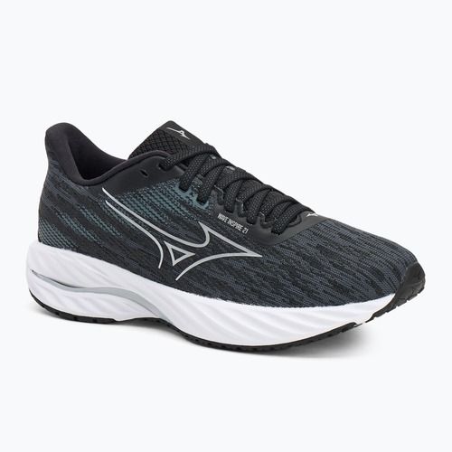 Scarpe da corsa da donna Mizuno Wave Inspire 21 nero/argento/grigio metallizzato