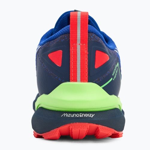 Scarpe da corsa da uomo Mizuno Wave Daichi 9 reflex blu c/bianco/verde geck