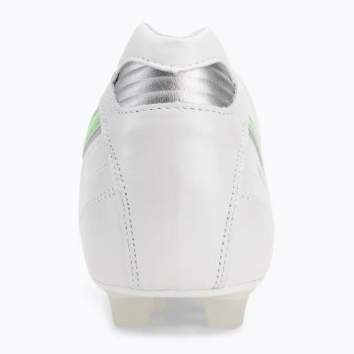 Mizuno Morelia II Japan Md bianco/neon green/galaxy silver scarpe da calcio uomo