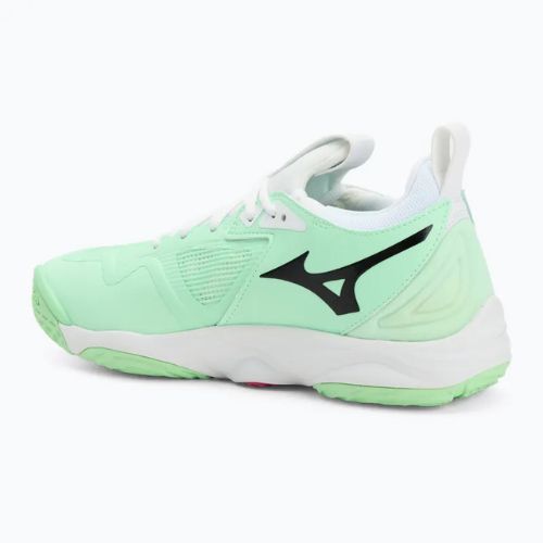 Mizuno Wave Momentum 3 scarpe da pallavolo neo menta/nero/blu di frontiera