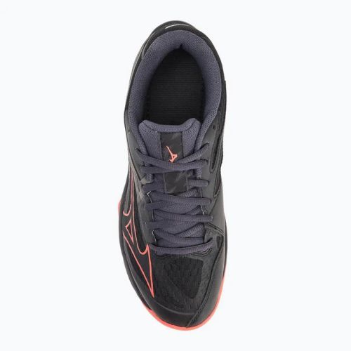 Scarpa da pallavolo Mizuno Thunder Blade Z nero/fiamma neon/blu pavone