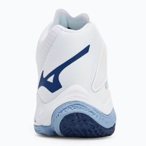 Mizuno Wave Lightning Z8 Mid scarpe da pallavolo bianco/blu/bel air blue