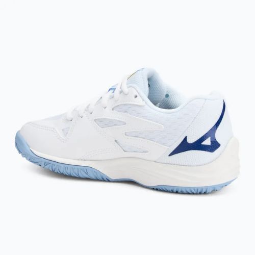 Scarpe da pallavolo per bambini Mizuno Lightning Star Z7 bianco/blu/bel air blue
