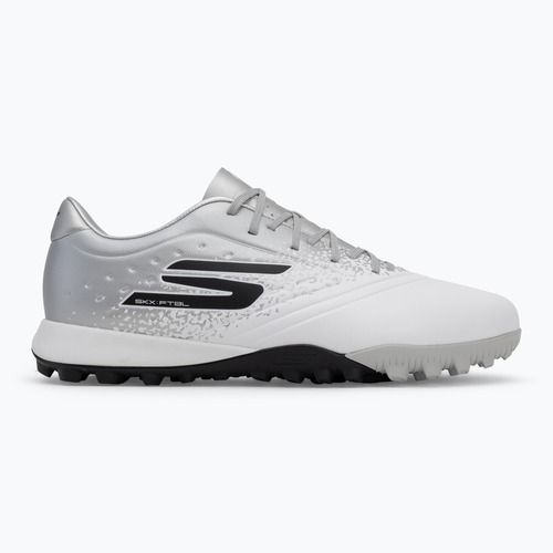 SKECHERS Razor 1.5 Academy TF scarpe da calcio uomo bianco/argento