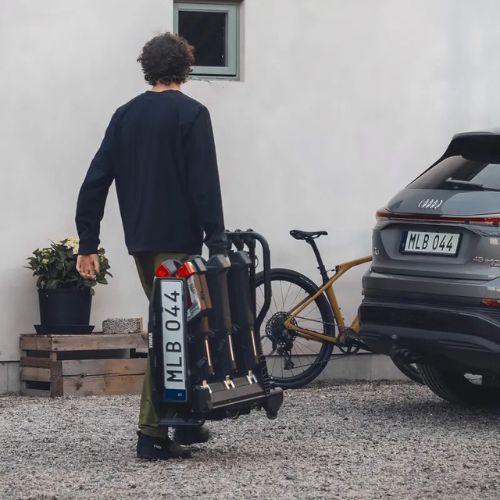 Portabici con gancio Thule EasyFold 3 2Bike nero