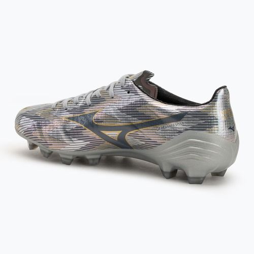 Scarpe da calcio da uomo Mizuno α II Elite Md galaxy silver/8605 c/gold