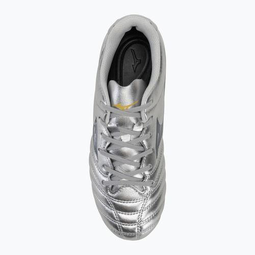 Scarpe da calcio per bambini Mizuno Monarcida Neo III Select Jr Md galaxy silver/8605 c/gold
