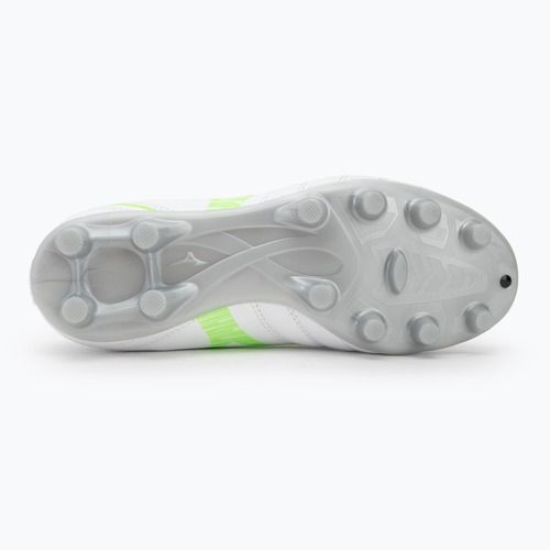Scarpe da calcio per bambini Mizuno Monarcida Neo III Select Jr Md bianco/verde neon